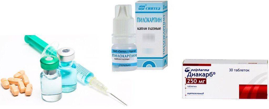 Первая помощь при острой глаукоме