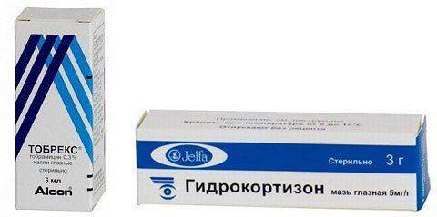 Тобрекс и Гидрокортизон